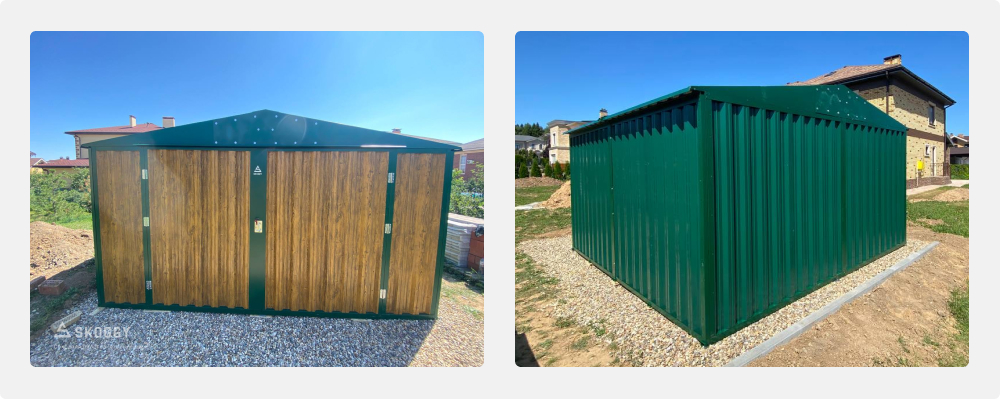 Хозблок SKOGGY с двускатной крышей