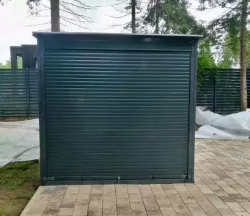Гараж для квадроцикла в графитовом цвете в дер. Гордово, Истринский р-н, МО